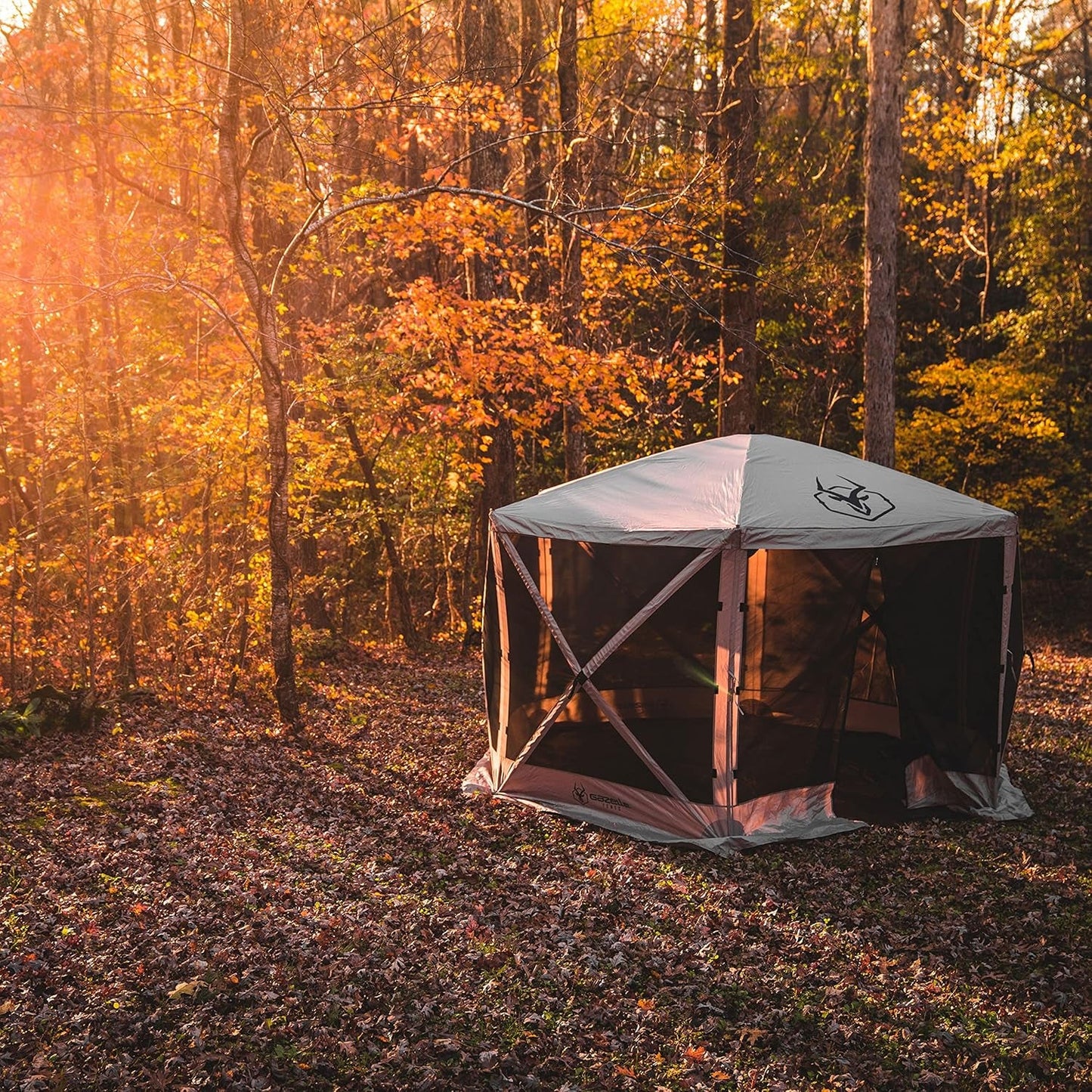 G6 6-Sided Pop-Up Gazebo Tent – Instant Outdoor Shelter with Mesh Screen Walls | Bug-Free, Weather-Resistant Canopy for Camping, Backyard & Events