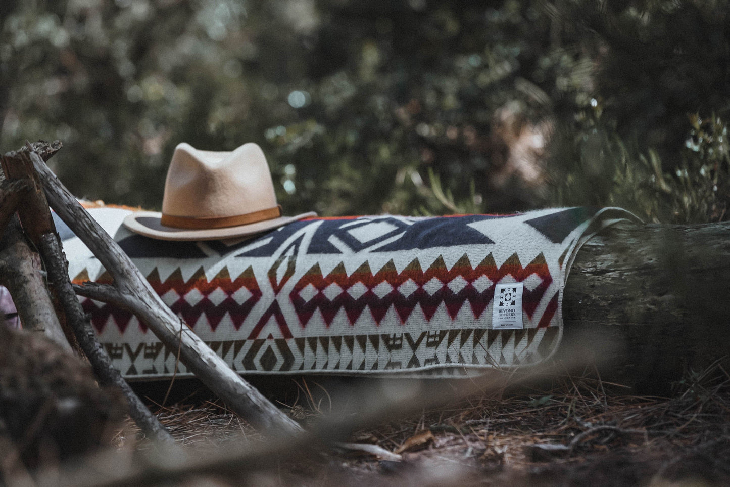 Awa Blanket – Vibrant Autumn | Handwoven Reversible Blanket Made in Ecuador