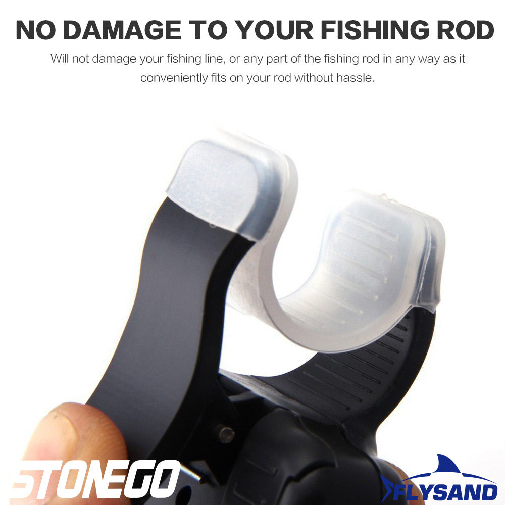 Electronic Fishing Bite Alarm with Rod Clip – Sound & Light Alert