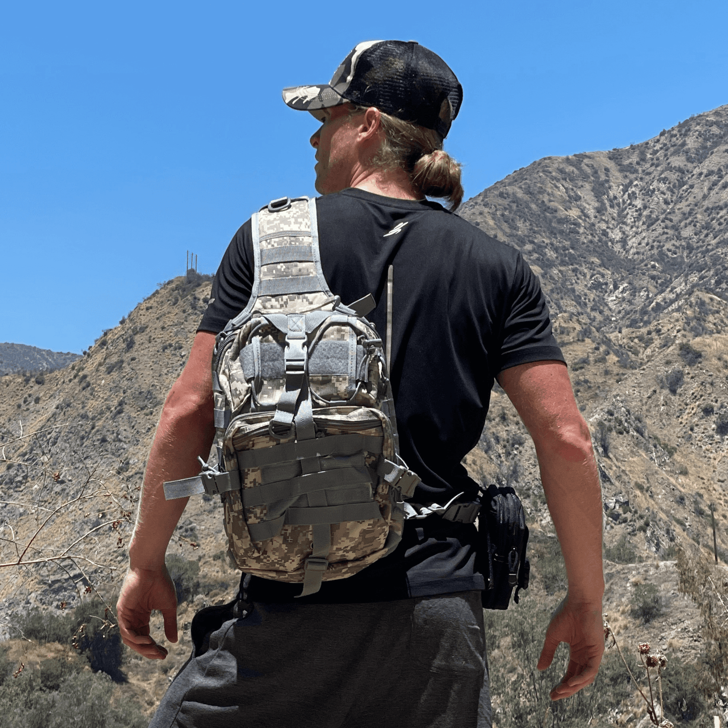 Tactical Sling Backpack 15L – Military MOLLE Shoulder Bag for Outdoor