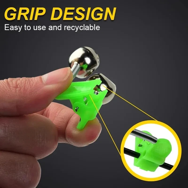 5-Pack Fishing Rod Bell Alarms – Tip Clip Bite Indicators
