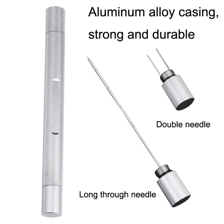 Lightweight Serrated Cigar Needle Dredger – Double-Ended Precision Tool