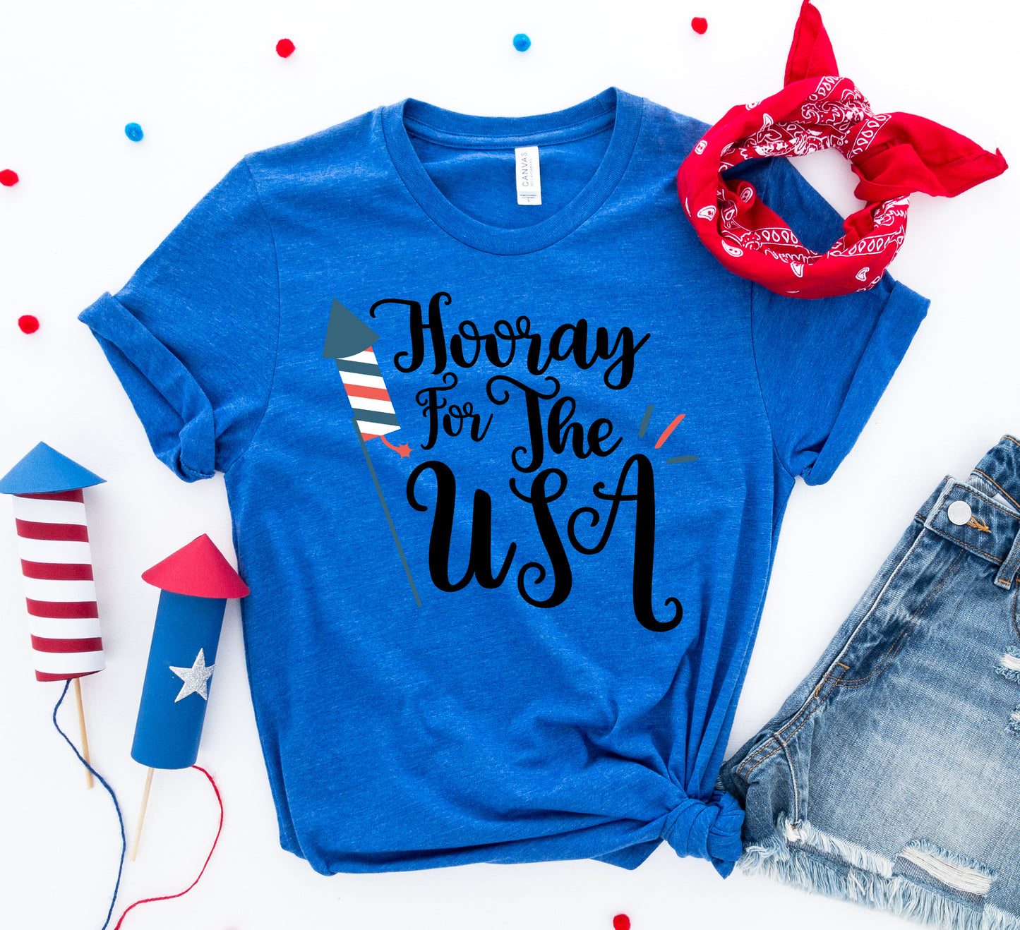 Hooray for the USA T-Shirt – Patriotic Graphic Tee