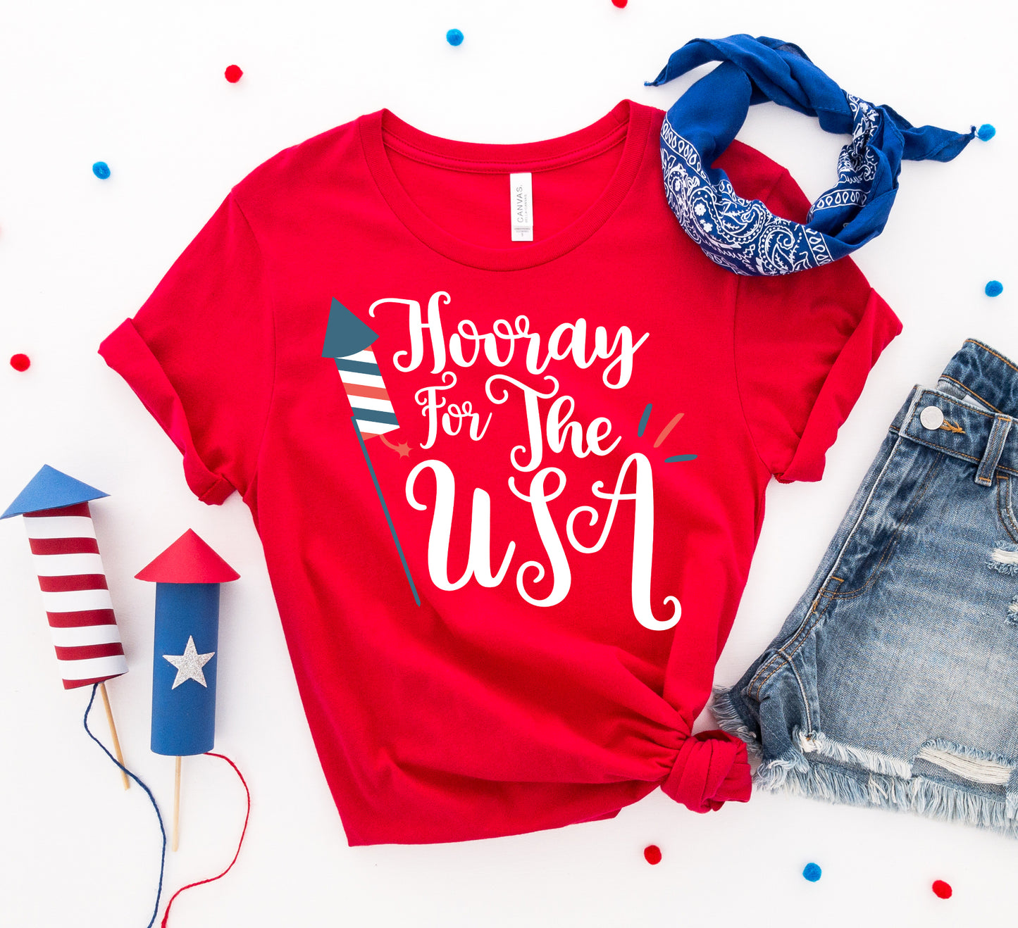Hooray for the USA T-Shirt – Patriotic Graphic Tee
