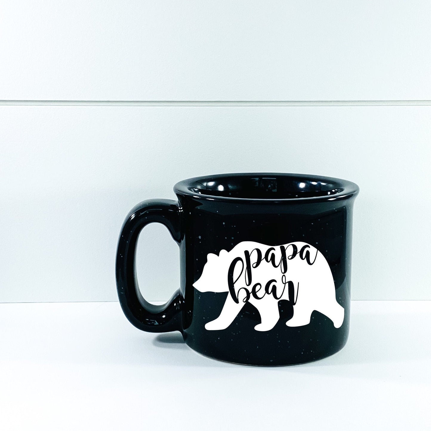 Papa Bear Mug | Camping Coffee Mug for Dad | 15oz Ceramic Campfire Mug | Bear Gift for Him | Outdoorsy Dad Gift