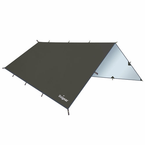 Rainproof Camping Tarp Shelter – Waterproof Outdoor Tarp for Hiking, Backpacking & Survival