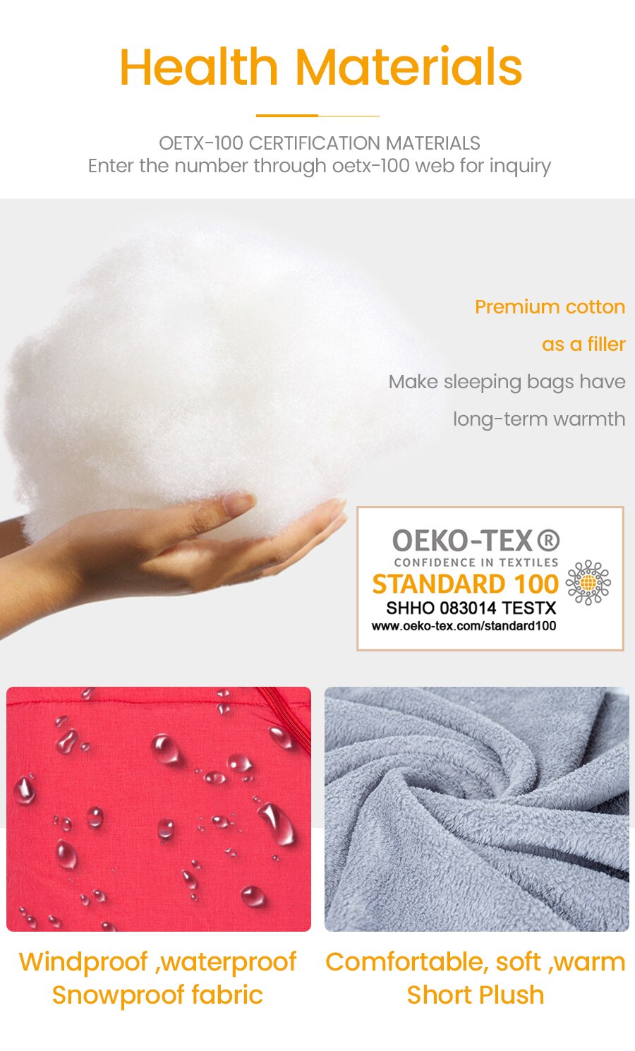 Winter Baby Sleeping Bag – Hooded Infant Stroller Sleepsack with Faux Fur Collar