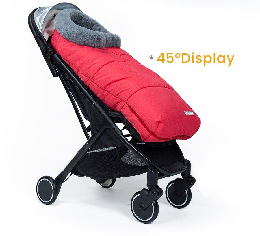 Winter Baby Sleeping Bag – Hooded Infant Stroller Sleepsack with Faux Fur Collar