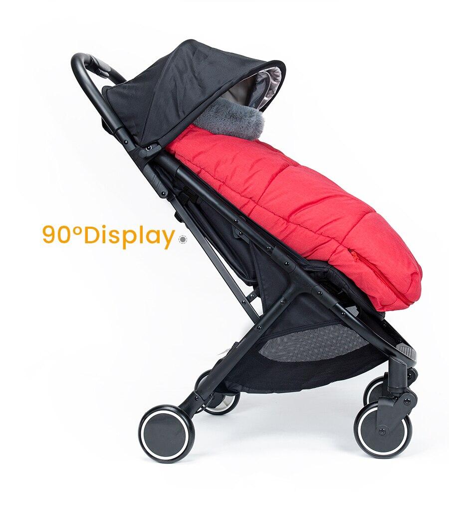 Winter Baby Sleeping Bag – Hooded Infant Stroller Sleepsack with Faux Fur Collar