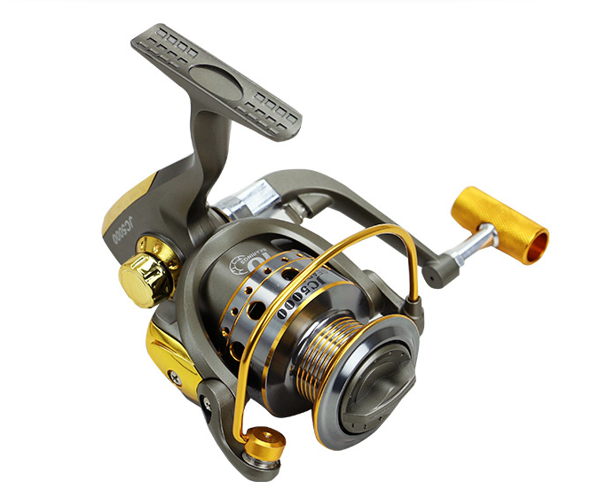 High Quality 10-Axis Metal Fishing Reel – Smooth Performance with Interchangeable Handle | Sizes 1000–7000