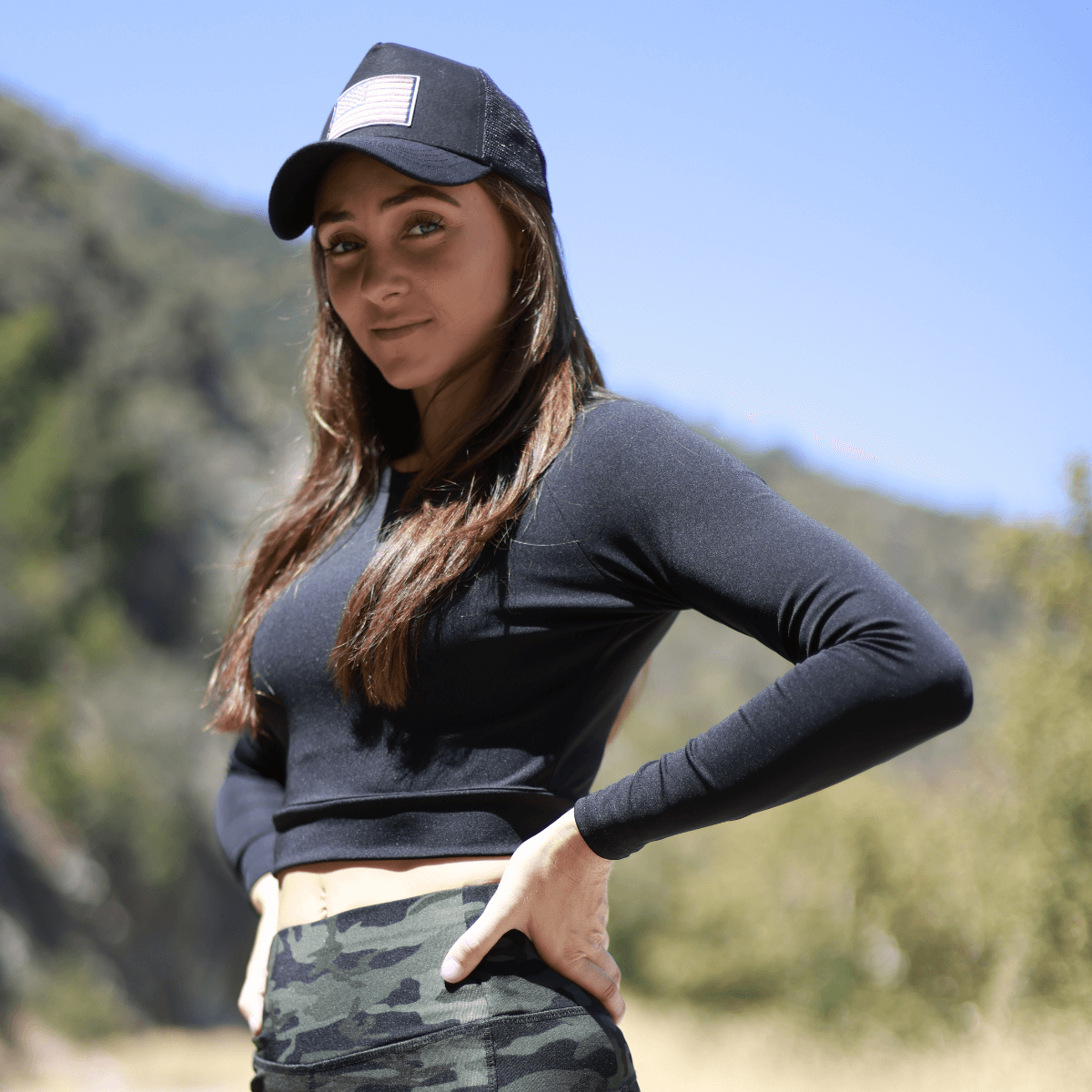 American Flag Trucker Hat – Breathable Mesh, Adjustable Snapback