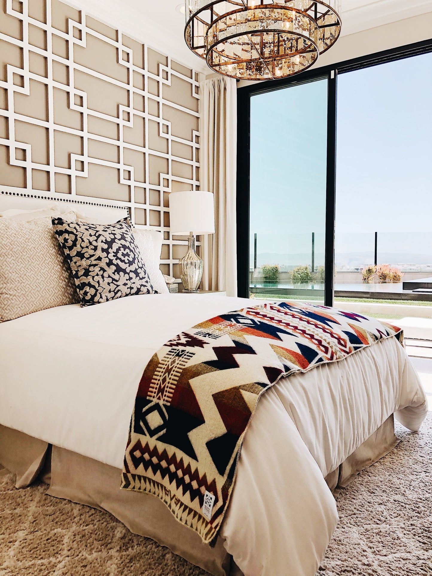Awa Blanket – Vibrant Autumn | Handwoven Reversible Blanket Made in Ecuador