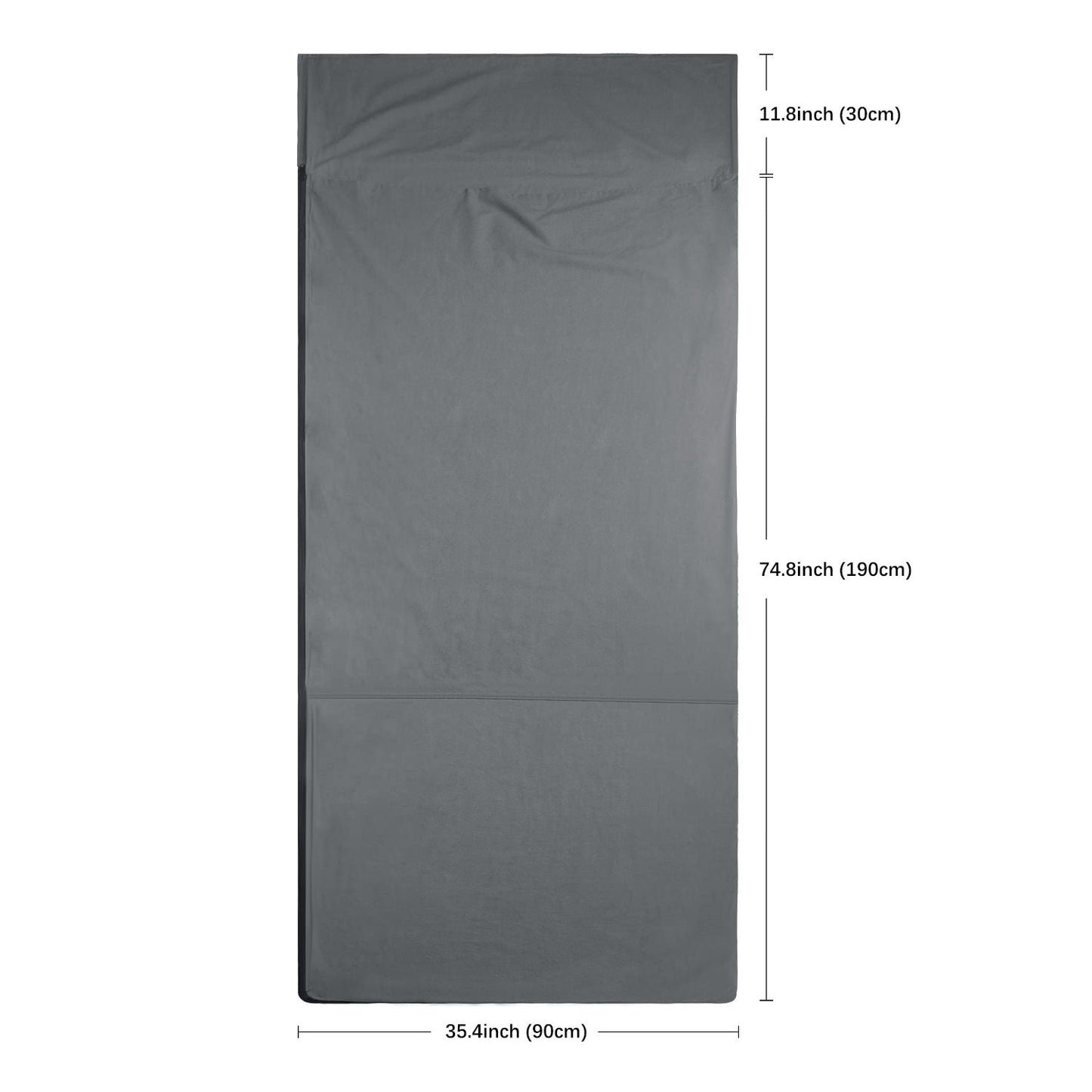 Cotton Sleeping Bag Liner – Lightweight, Breathable Travel Sheet for Camping &amp; Backpacking