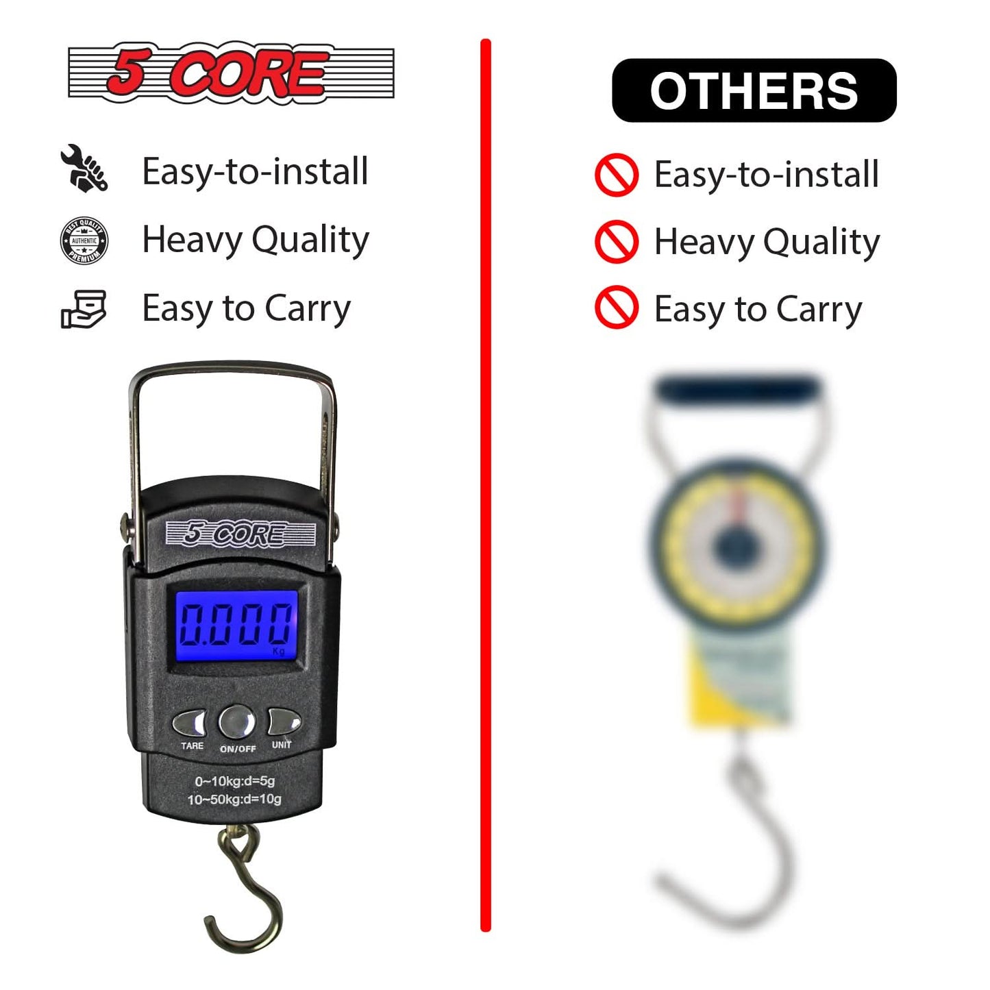 Digital Fishing Scale with Measuring Tape – Precise, Durable &amp; Portable for Anglers