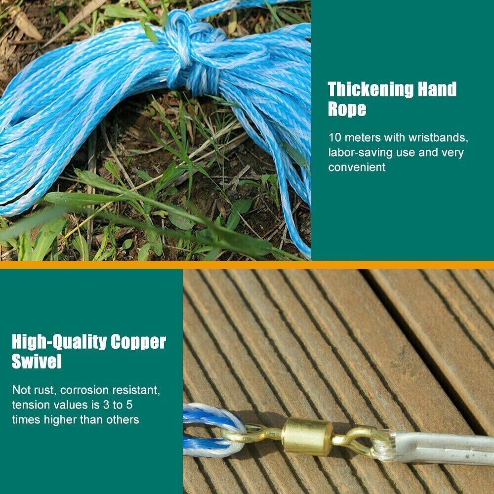 Heavy-Duty Cast Net – 6ft to 16ft Sizes | Nylon Mesh with Zinc Sinkers