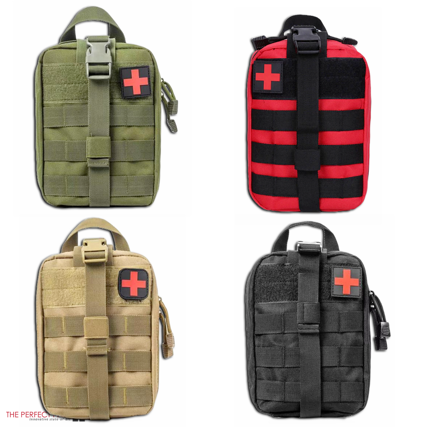 Tactical First Aid Kit Medical Molle Rip Away EMT IFAK Survival Emerge