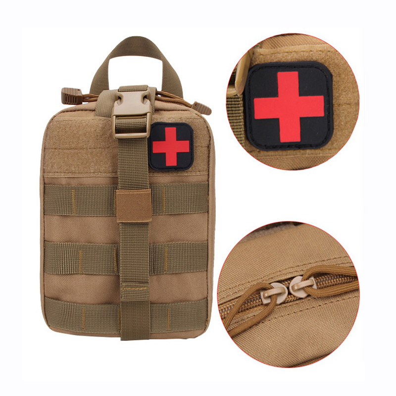 Tactical First Aid Kit Medical Molle Rip Away EMT IFAK Survival Emerge