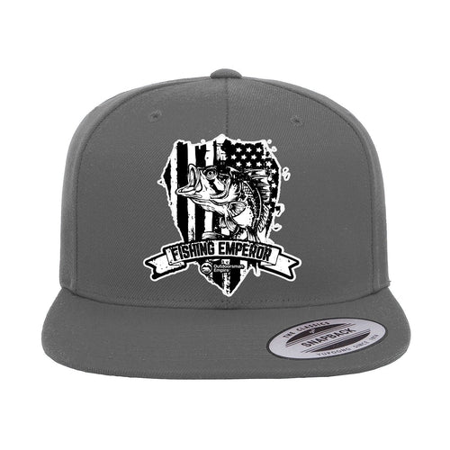 Fishing Emperor v3 Embroidered Flat Bill Cap