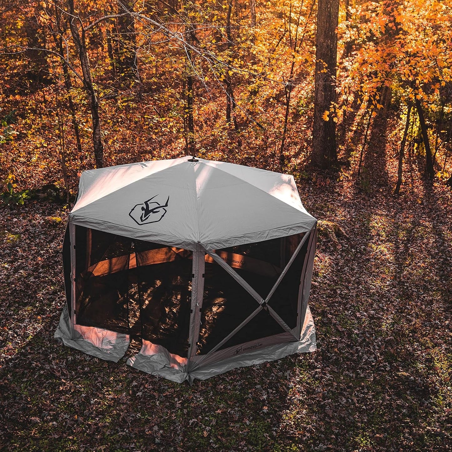 G6 6-Sided Pop-Up Gazebo Tent – Instant Outdoor Shelter with Mesh Screen Walls | Bug-Free, Weather-Resistant Canopy for Camping, Backyard &amp; Events