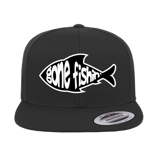 High-profile five-panel flatbill hat made from 100% cotton twill with snapback closure, green under visor, sewn eyelets, and bold design—built to stand out and start conversations.