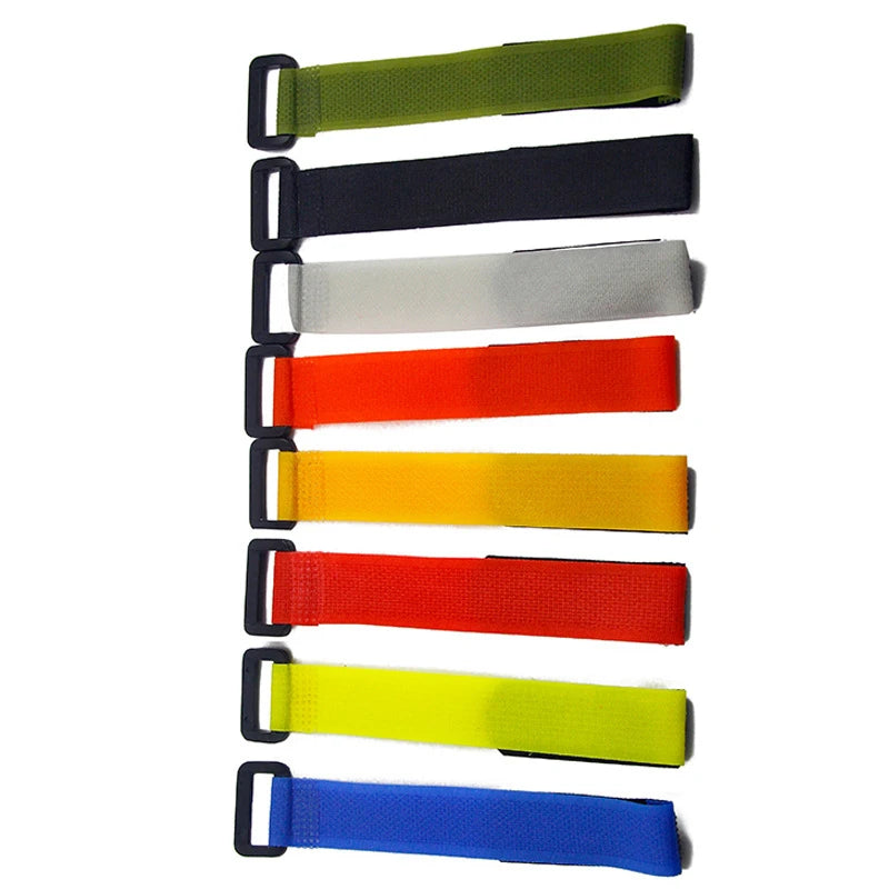 5-Pack Fishing Rod Straps – Adjustable Nylon Tie Holders