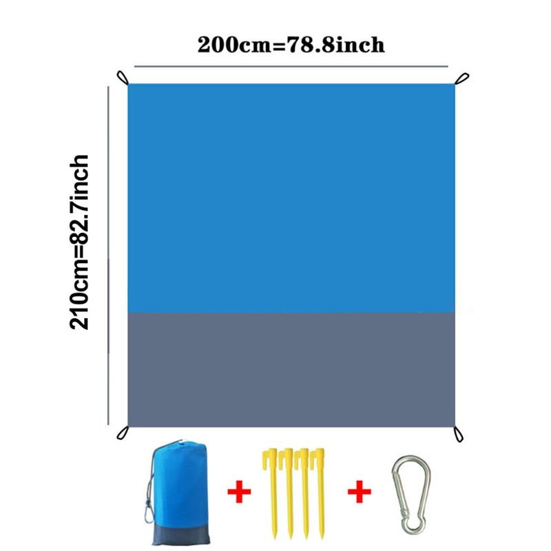 Waterproof Beach & Camping Blanket – Lightweight & Sand-Free (82" x 78")