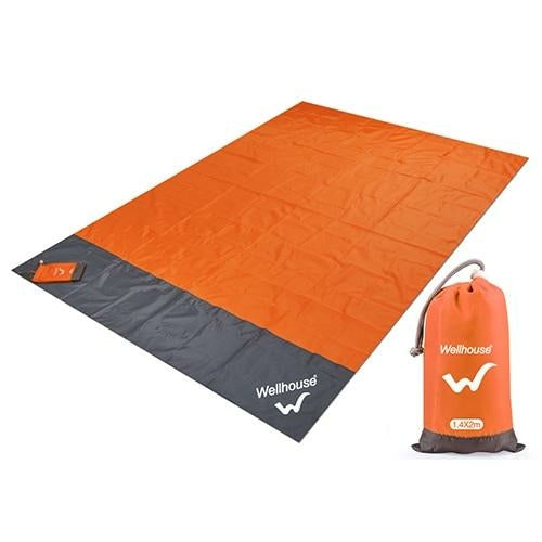 Waterproof Beach & Camping Blanket – Lightweight & Sand-Free (82" x 78")