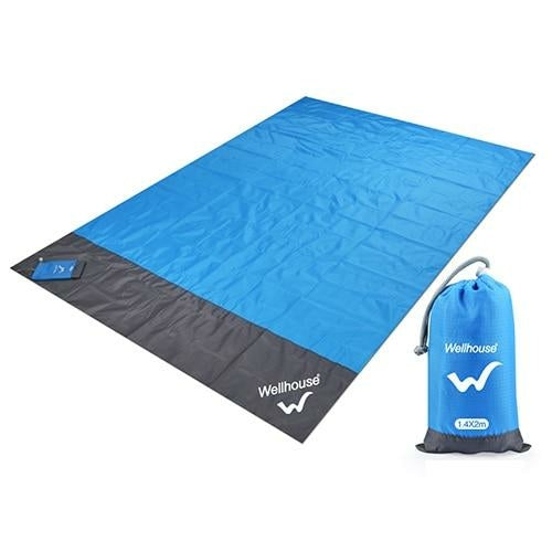 Waterproof Beach & Camping Blanket – Lightweight & Sand-Free (82" x 78")