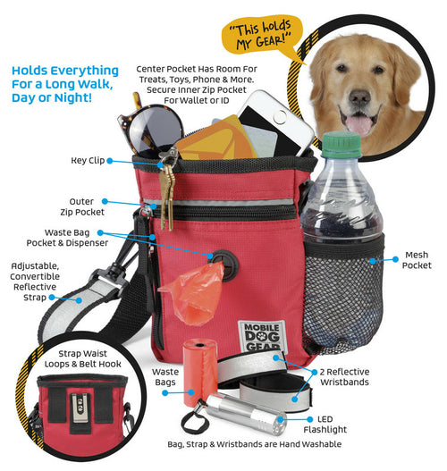Mobile Dog Gear Day/Night Walk Bag