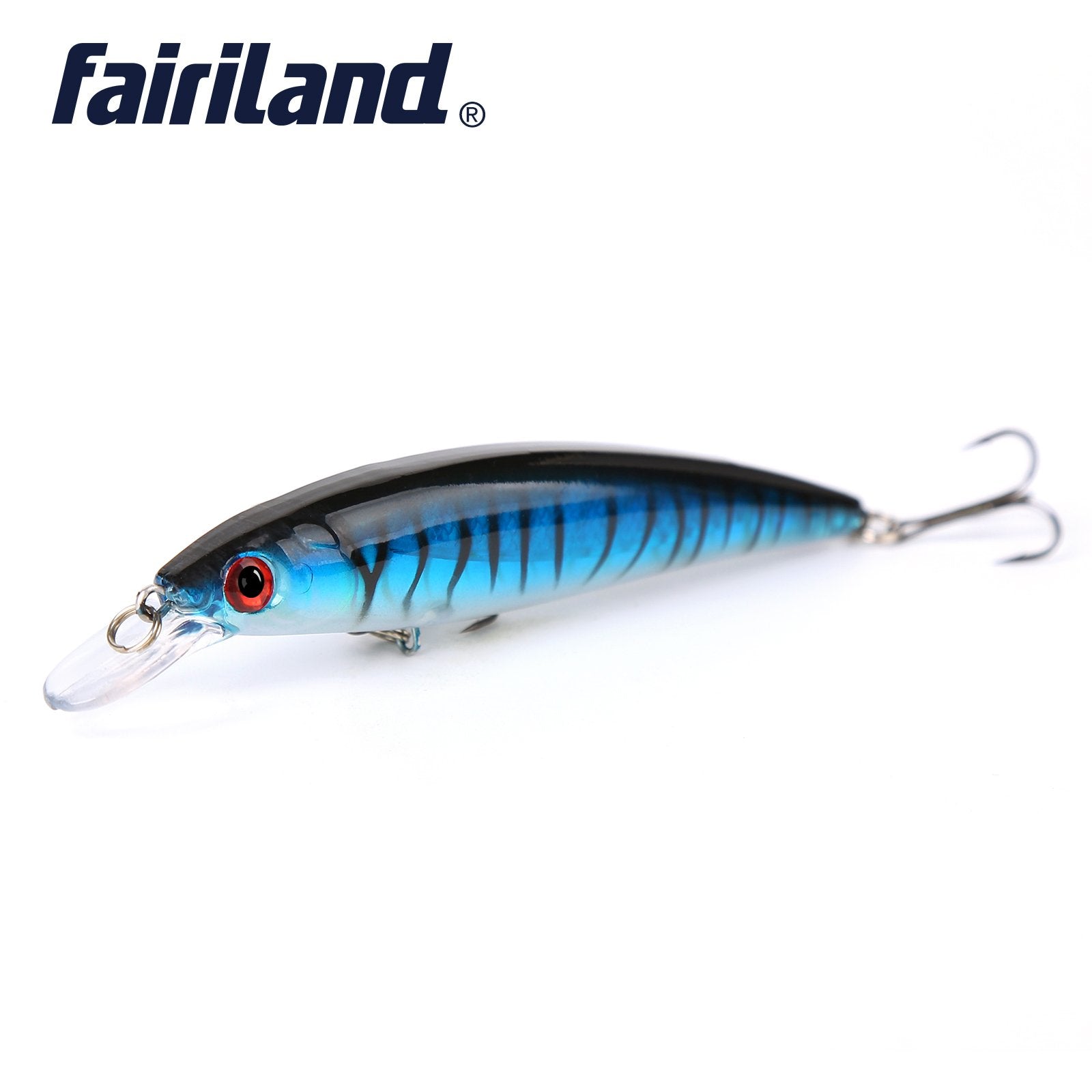 minnow fishing lure 13.5g 11cm hard bait with 3d eyes and treble hooks available in 10 colors realistic abs body for freshwater and saltwater fishing diving depth up to 2.5 meters