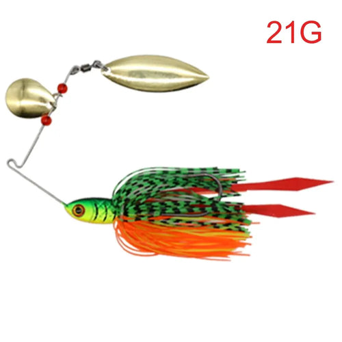 Mycena 16G&18G&21G Spinner Bait Bass Jig Chatter Bait Fishing Lure