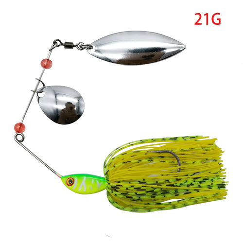 Mycena 16G&18G&21G Spinner Bait Bass Jig Chatter Bait Fishing Lure