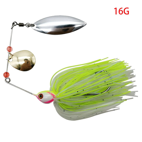 Mycena 16G&18G&21G Spinner Bait Bass Jig Chatter Bait Fishing Lure