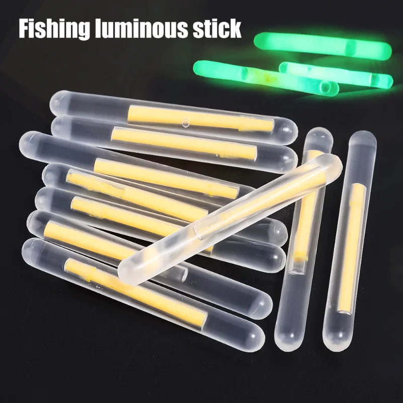 50/100PCS Firefly Fluorescent Rod Light – Glow Stick for Night Fishing Floats