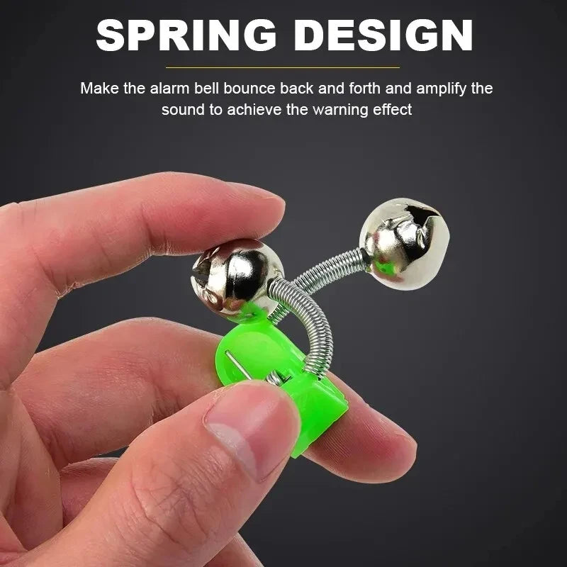 5-Pack Fishing Rod Bell Alarms – Tip Clip Bite Indicators