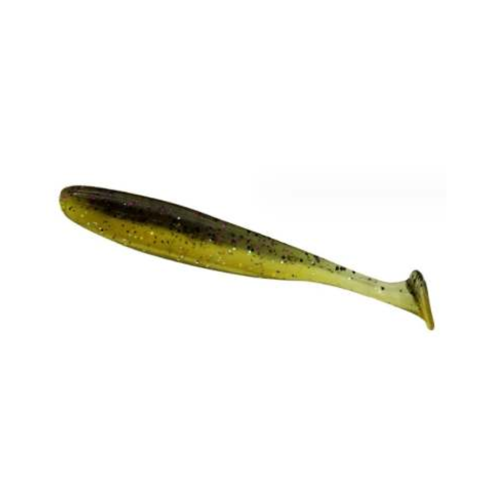 Pack of 20 soft plastic fishing lures with realistic shad tail design