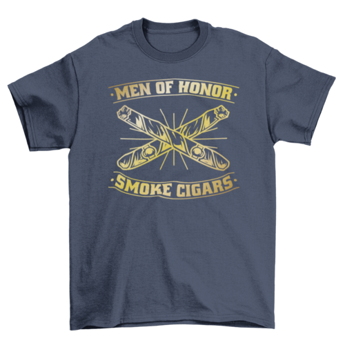 Men of Honor Cigar T-Shirt – Bold Statement Tee for Cigar Aficionados