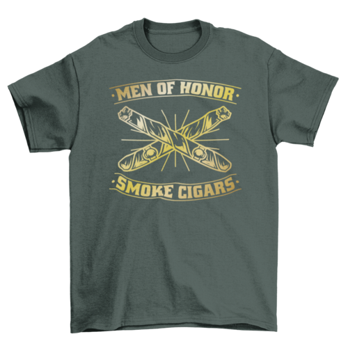 Men of Honor Cigar T-Shirt – Bold Statement Tee for Cigar Aficionados