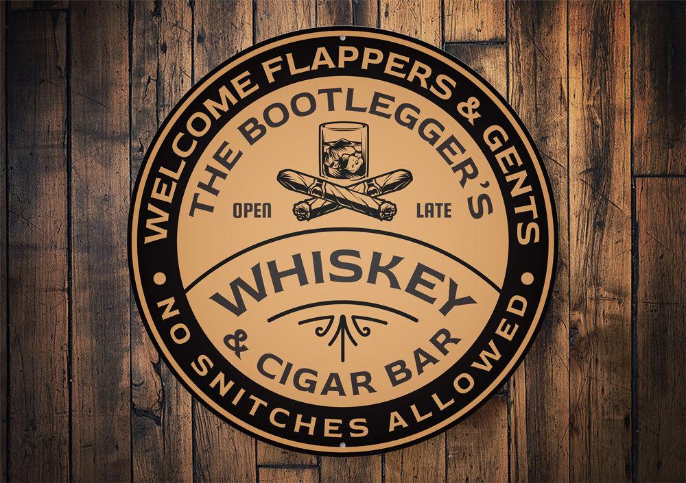Premium aluminum wall sign with pre-drilled holes for easy mounting; made in the USA and perfect for home, man cave, or patio decor.