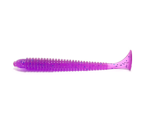 xwist floating 2.8 inch soft bait pack of 6 scented and salted silicone lures with vibrating tail for lifelike action ideal for pike perch zander and other predatory fish compatible with multiple jig setups
