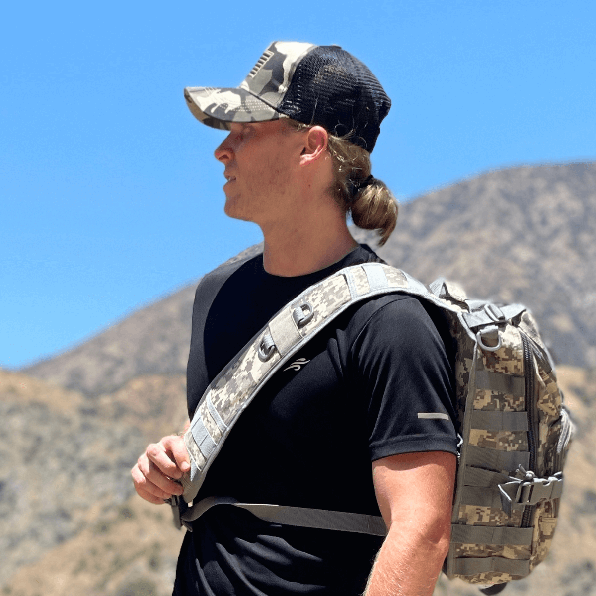 American Flag Trucker Hat – Breathable Mesh, Adjustable Snapback
