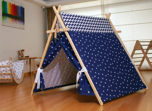 XL Bunny Play Tent &amp; Play Mat Set – Indoor &amp; Outdoor Kids Teepee Tent with Lights
