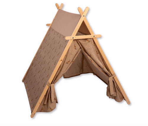 XL Bunny Play Tent &amp; Play Mat Set – Indoor &amp; Outdoor Kids Teepee Tent with Lights