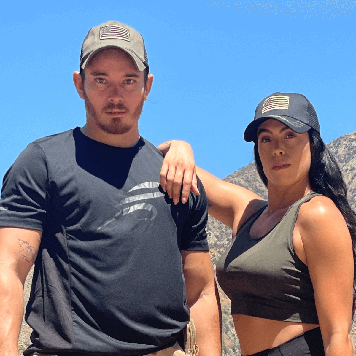 American Flag Trucker Hat – Breathable Mesh, Adjustable Snapback