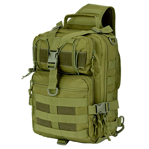 Tactical Sling Backpack 15L – Military MOLLE Shoulder Bag for Outdoor