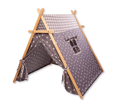 XL Bunny Play Tent &amp; Play Mat Set – Indoor &amp; Outdoor Kids Teepee Tent with Lights