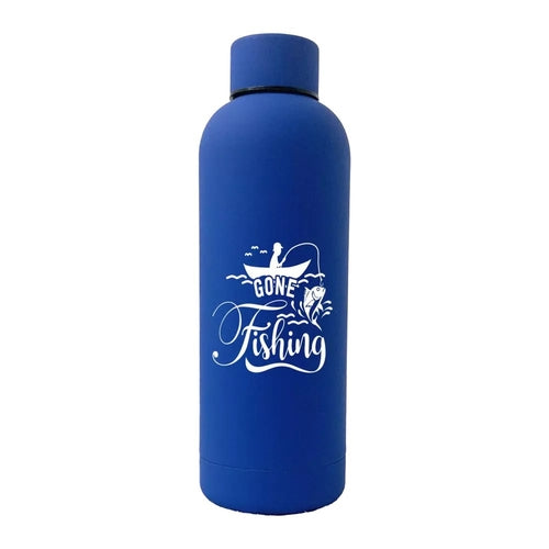 Gone Fishing 17 oz Stainless Steel Water Bottle – Vacuum Insulated