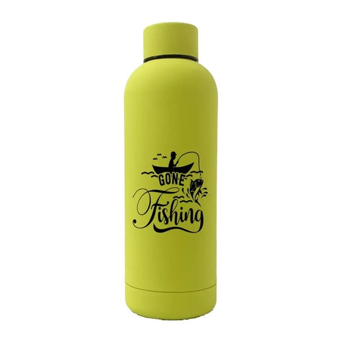 Gone Fishing 17 oz Stainless Steel Water Bottle – Vacuum Insulated