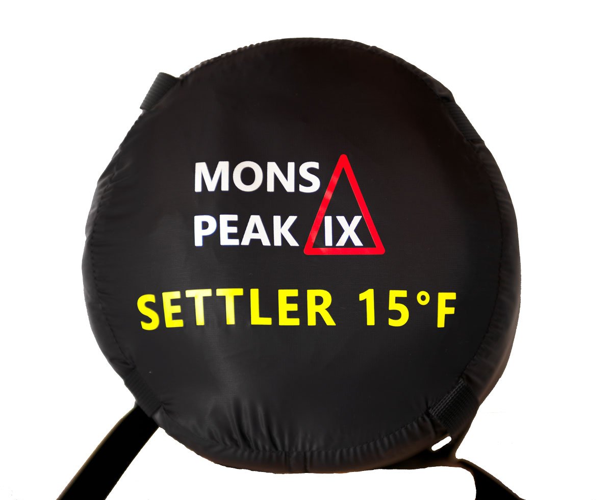 Settler 15°F Sleeping Bag – 3-Season Lightweight Sleeping Bag for Camping, Hiking &amp; Backpacking