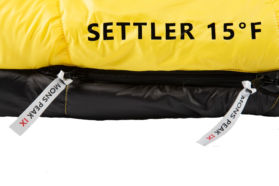 Settler 15°F Sleeping Bag – 3-Season Lightweight Sleeping Bag for Camping, Hiking &amp; Backpacking